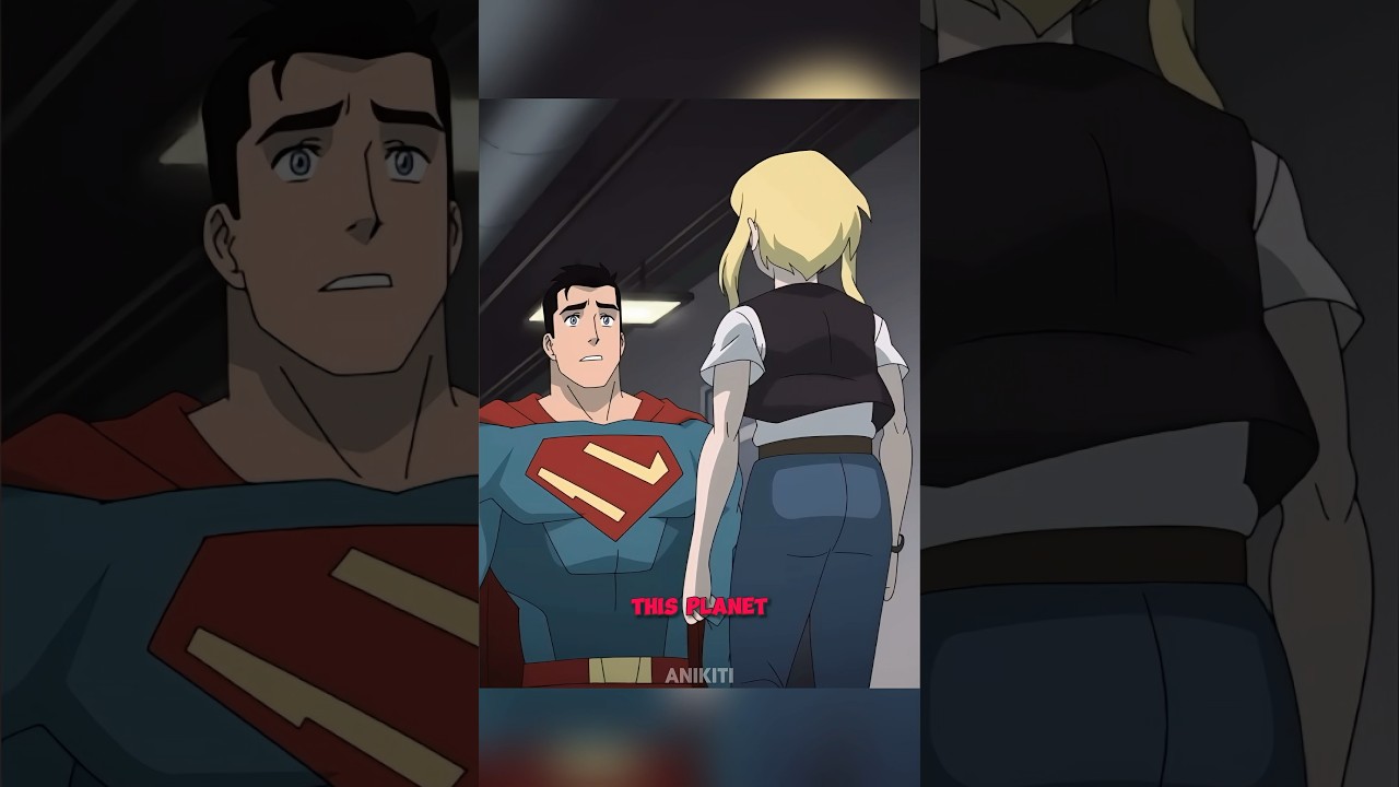 Superman Meets Kara for the first time (DC edits) #dc #dccomics #superman #shorts