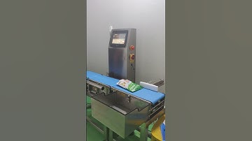 pounch bag pack food automatic dynamic checkweigher#checkweight #checkweigher #checkweigherfactory