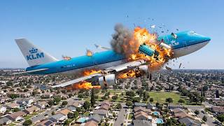 🔴LIVE Boeing 747 Wing Strike During Landing | X-PLANE 11