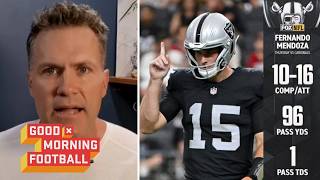 GMFB | Fernando Mendoza just showed why he's No. 1 - Kyle Brandt on Raiders Preseason vs Cardinals