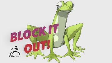 Learning How To Block Out 3D Characters In Zbrush or Blender