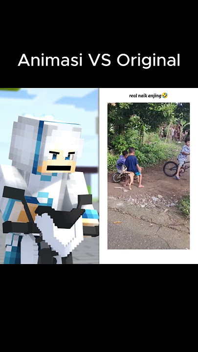 Animasi VS Original naik anjing aja [ft. @AKUDAV ] Minecraft Animasi Indonesia
