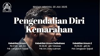 Download Lagu Kebaktian Umum - 20 Juli 2025 - Pdt. Cenglyson Tjajadi - Pengendalian Diri Kemarahan MP3 Download Lagu Kebaktian Umum - 20 Juli 2025 - Pdt. Cenglyson Tjajadi - Pengendalian Diri Kemarahan MP3