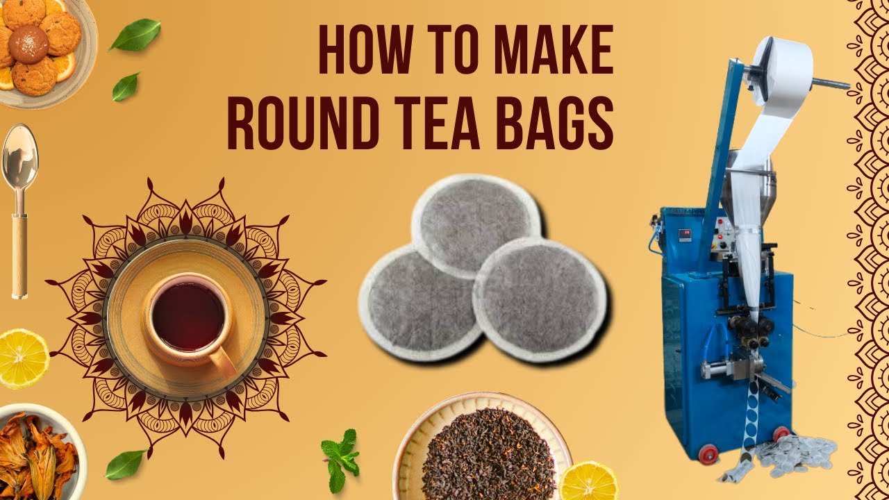 Round tea bag packing machine form fill seal YouTube
