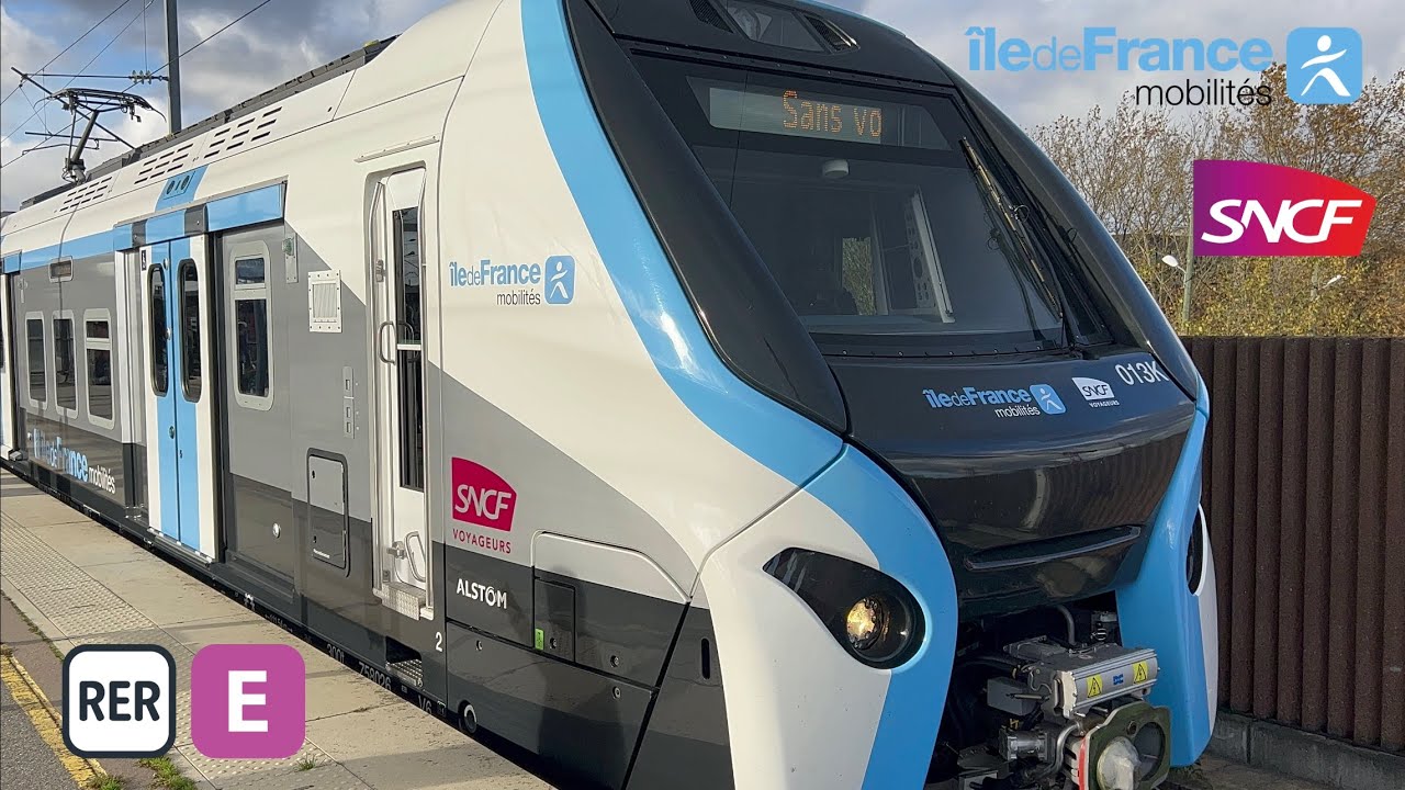 La mise en service du RER NG ( Nouvelle Génération) sur la ligne E ...