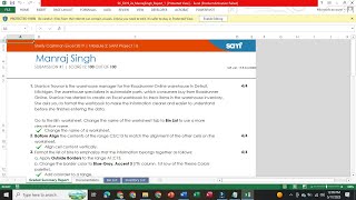 Excel Module 02 Project | Shelly Cashman Excel 2019 | Module 2: SAM Project 1a | SC_EX19_2a