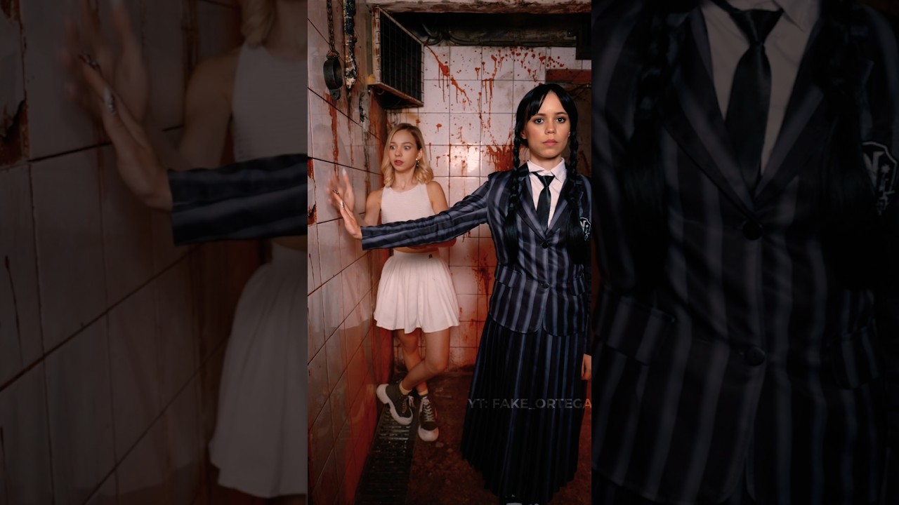 55 days and YouTube keeps ghosting our 10M award😤 #jennaortega #fakeortega #wednesday #enid #shorts