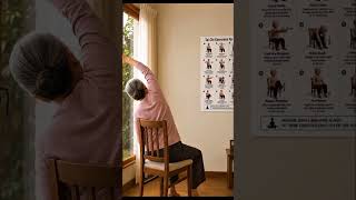 Chair Yoga for Seniors Exercises | Large Print Printable PDF