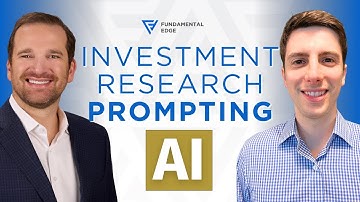 Mastering LLM Prompts for Investment Research | Brett Caughran & David Plon Deep Dive