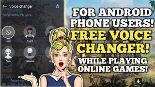 FREE VOICE CHANGER WHILE PLAYING ONLINE GAMES! | VOICE CHANGER TUTORIAL! (TAGALOG 2022) screenshot 4