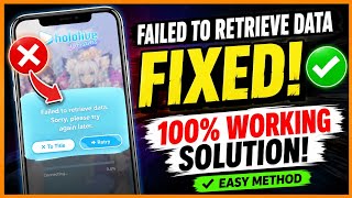 How to fix Failed to retrieve data sorry please try again later in hololive dreams 