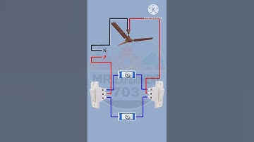 Two way switch connection with fan regulator😮😱😮😱#shortsfeed #trending #viralvideo #shorts