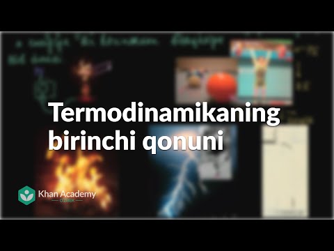 Termodinamikaning birinchi qonuni | Termodinamika | Kimyo