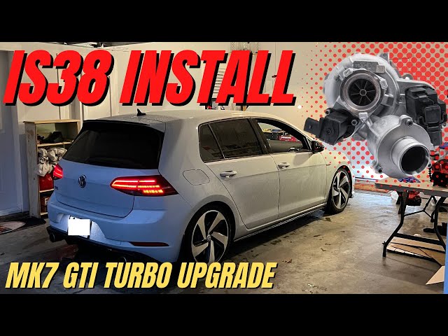 Anyone running a mk7 gti with a is38 turbo upgrade what all needs to be  done to make the swap and what's the price of doing it : r/GolfGTI