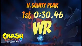 Crash 4 N. Sanity Peak Former World Record 30.46