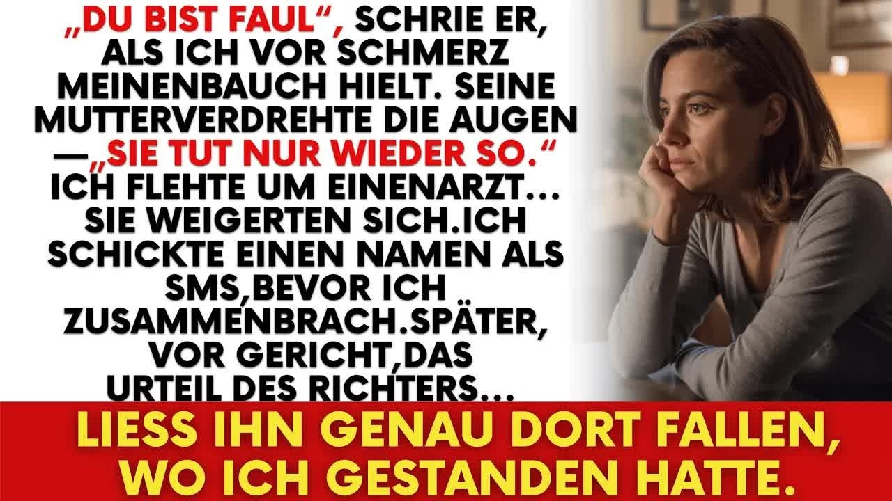 Mein Mann zwang mich zur Arbeit – Die Kamera im Krankenhaus enthüllte die Wahrheit