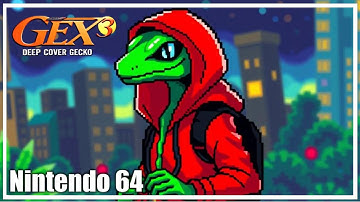 Gex 3: Deep Cover Gecko 100% Nintendo 64 Walkthrough Part 1 (Intro Tutorial)