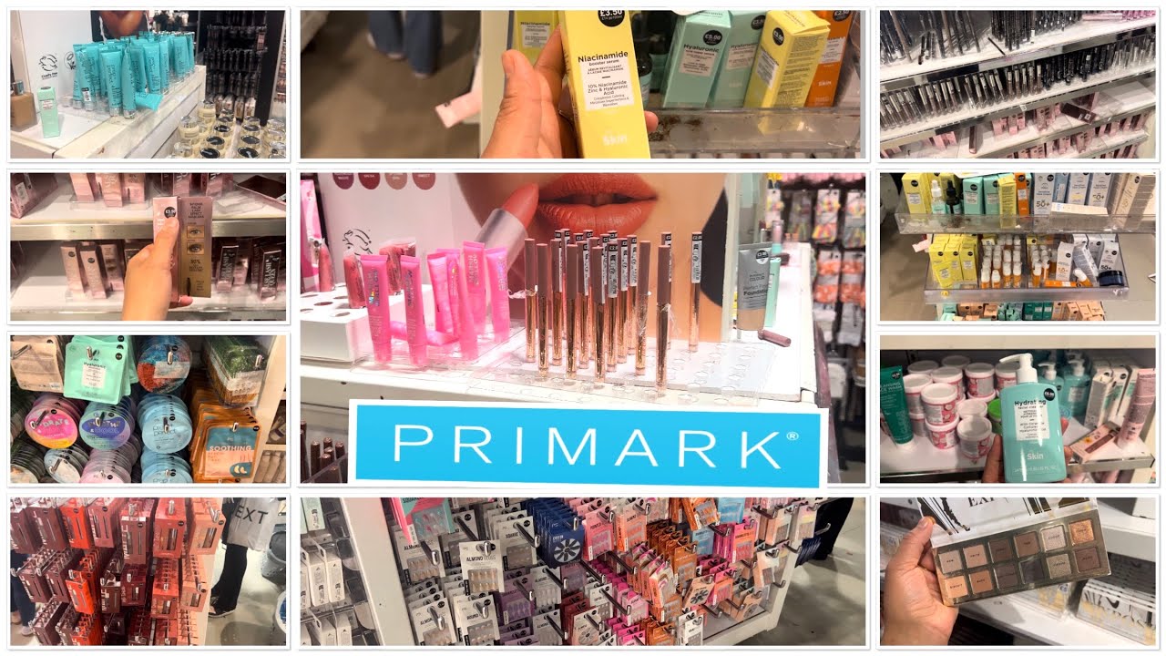 جديد مكياج بريمارك،makeup,كريمات،ماسكات،سيروم الوجه،اضافر مع دكر الأتمنة Primark makeup