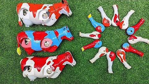 MENEMUKAN SAPI DAN MERAKIT SAPI MAINAN, SAPI LUCU, SAPI MOO, SAPI KARTUN, SAPI BELANG