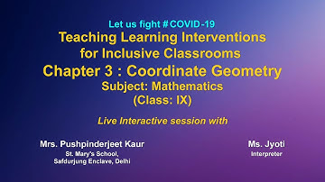 Live Interaction PM eVIDYA : Teaching Learning Interventions for Inclusive Classrooms