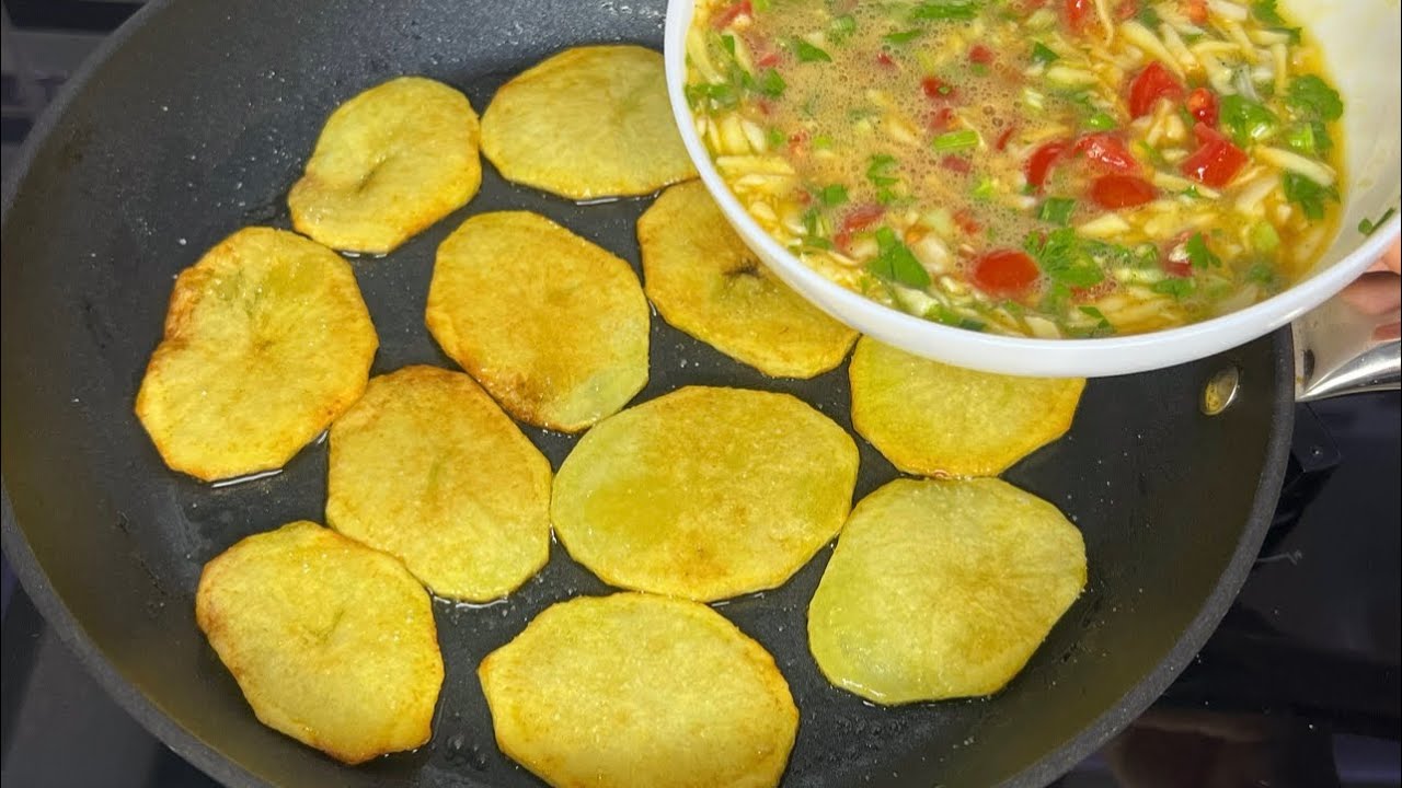 Yıllarca boşa uğraşmışız 1 patates ve yumurtayla 10 DKDA PRATİK KAHVALTILIK TARİF