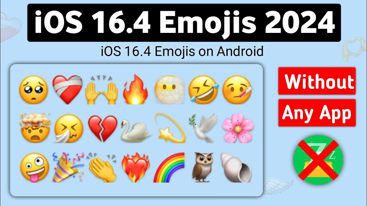 iOS Emojis on Android 2024 iphone emoji on android 2024 ios emoji