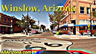 🌵 WINSLOW, ARIZONA - a Relaxing Drive through Town.