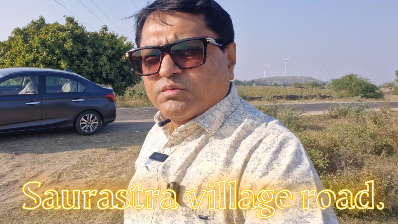 Road trip || Barada hill road || Saurashtra village road || #travelvideo