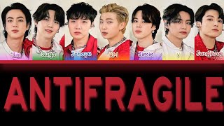 How Would BTS Sing 'ANTIFRAGILE' by LE SSERAFIM Lyrics (Han/Rom/Eng) (FANMADE)