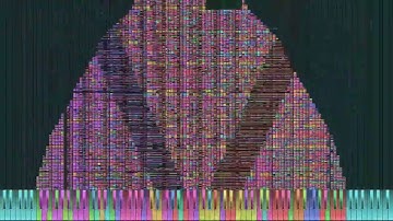 [black midi] bad apple decimation mode 2.1 billion notes ocr
