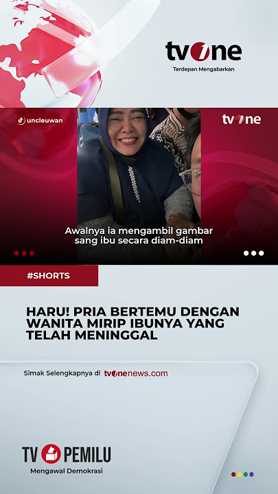 Momen Pria Bertemu Sosok Wanita Mirip Ibunya yang Telah Tiada #shorts #tvone #news