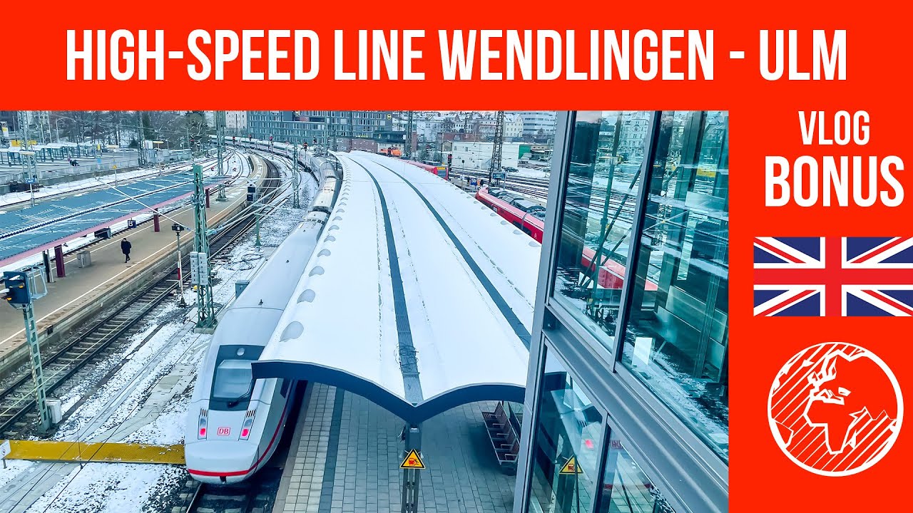 The new high-speed line Wendlingen - Ulm | TripReport (1st class) | Bonusvlog