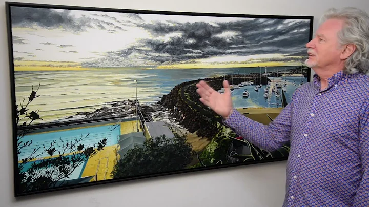 Artist Donald Keys talks about "Ocean Swimmers At ...