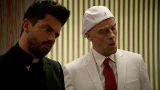 Preacher -  Jesse and Herr Starr fight for Jesse's soul