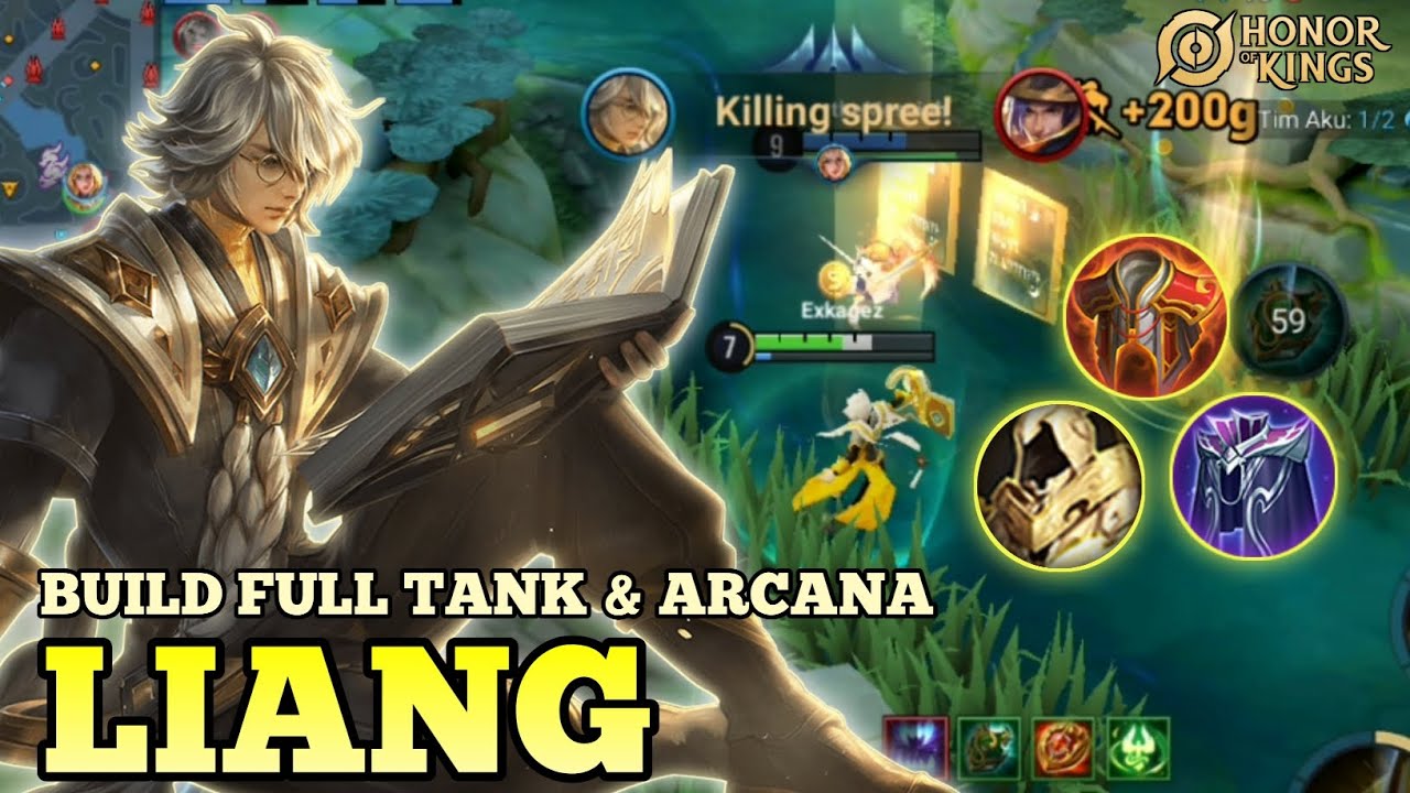 LIANG BEST SUPPORT | BUILD FULL TANK & ARCANA HONOR OF KINGS