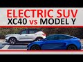 Tesla Model Y vs Volvo XC40 Recharge: Electric SUV Showdown