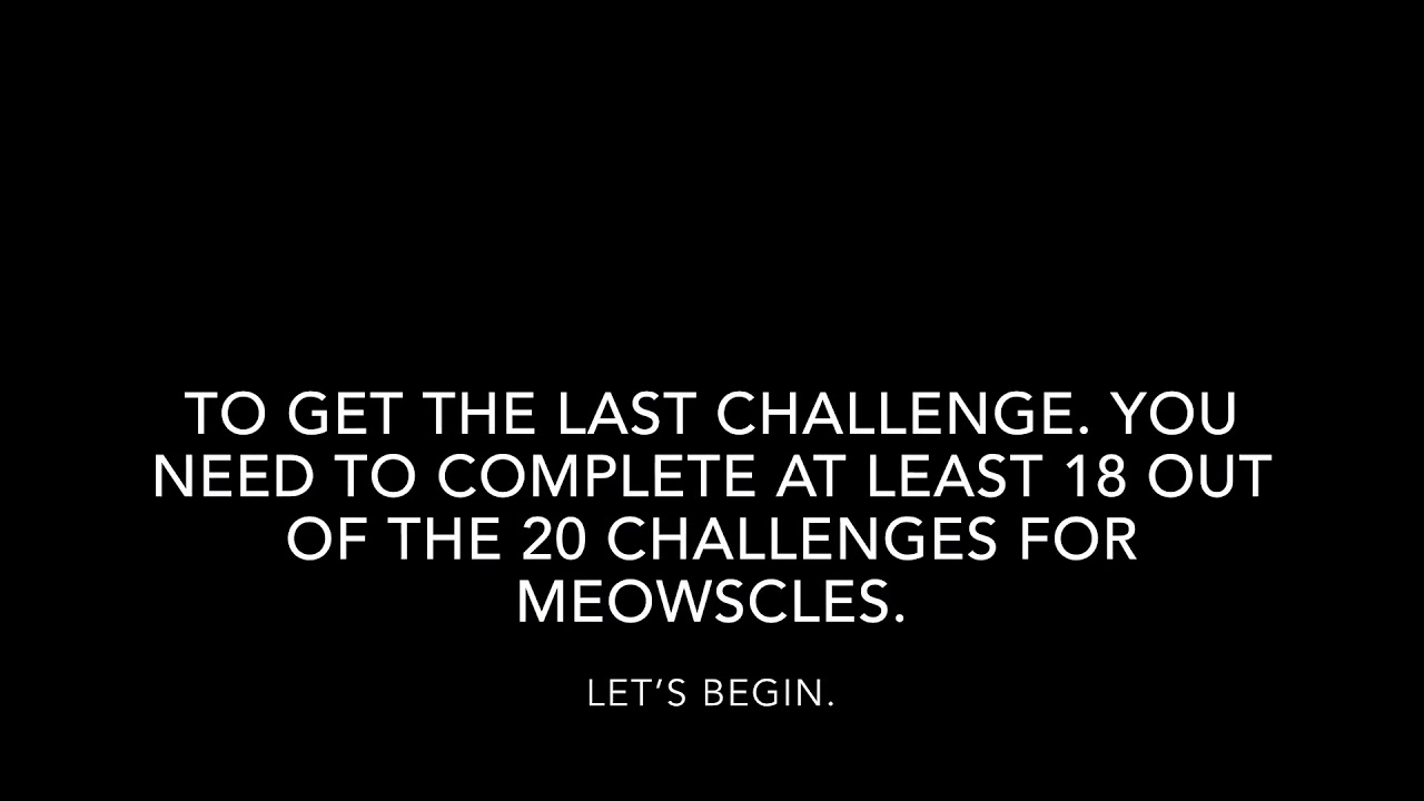 Meowscles (Shadow/Ghost) Mission Guide