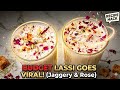 Saunf Gud Coconut Rose Lassi Desi Summer Special Gud Aur Saunf Wali Creamy Coconut Lassi 