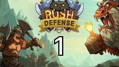 Rush Defense idle: Gameplay Walkthrough Part 1 - Tutorial,(IOS,Android)