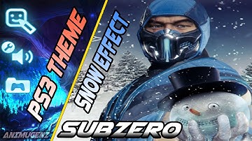 『PS3』Subzero (Xmas) Dynamic Snow Effect PS3 Theme Download