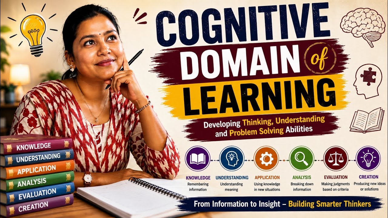 Cognitive Domain of Learning | Assessment | Bloom's Taxonomy | UGC NET ...