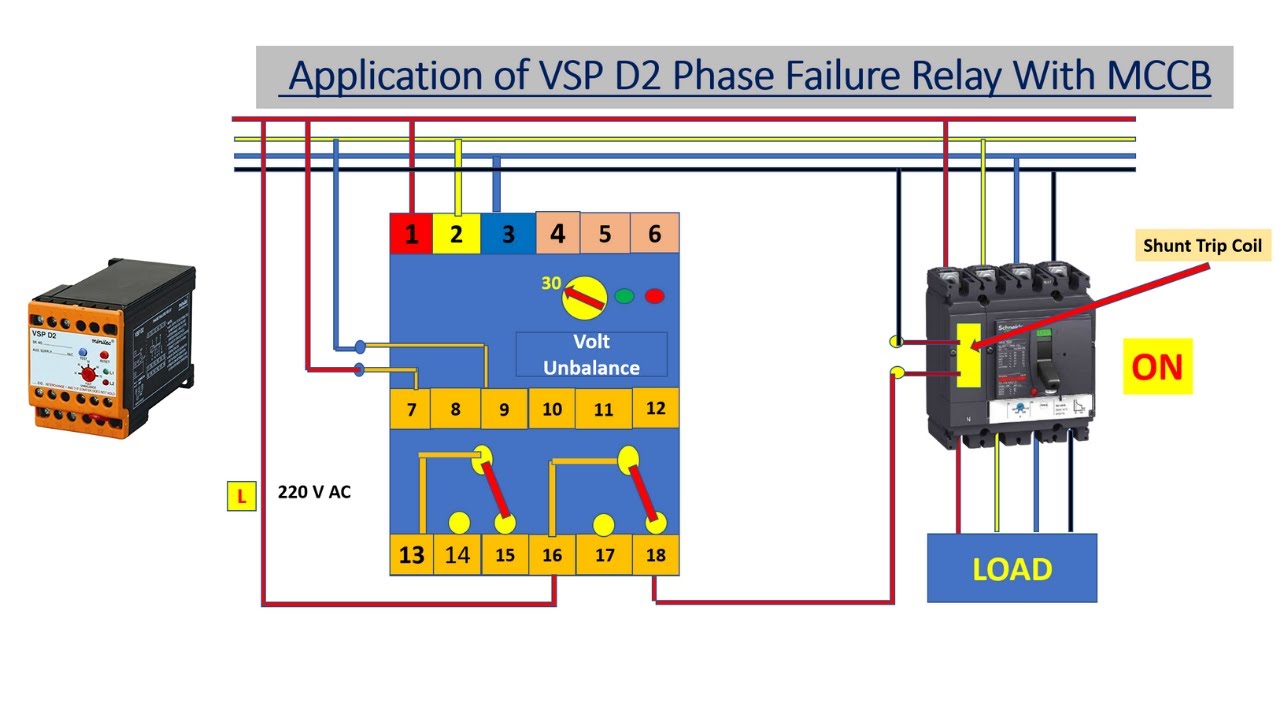 Phase Failure Relay With MCCB In Nepali | Working and Construction of