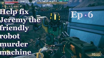 The Outer Worlds - Junk Power Armor - Die robot quest repair Jeremy - Entering geothermal plant