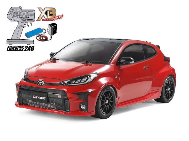 XBトヨタGRヤリス (M-05シャーシ) ホワイト 電動完成ラジコンカーセット New！【大人気のGRヤリスをすぐに走らせらせて遊べるラジコン
