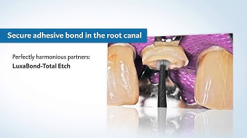 Feels so dentine-like – precise preparation with LuxaCore Z.