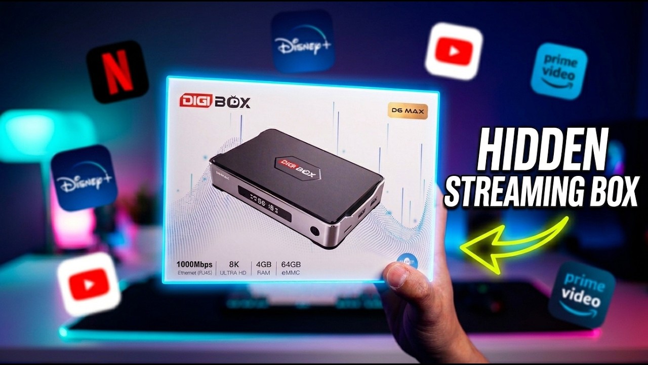 The Streaming Box That Replaces Every Subscription | DigiBox D6