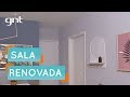 Sala nova para um casal | Antes e Depois | Decora | Maurício Arruda