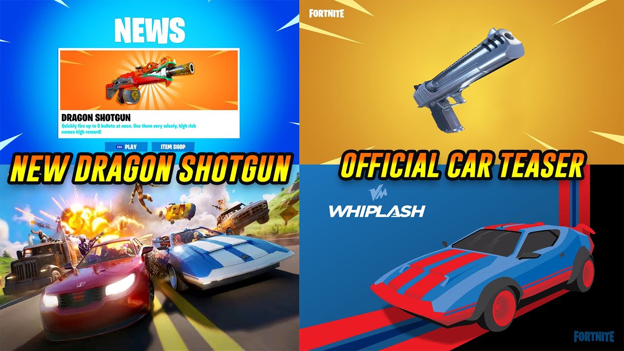 Fortnite Cars Coming Out Tomorrow New Dragon Shotgun Coming To Fortnite Og Weapons Unvaulted Youtube