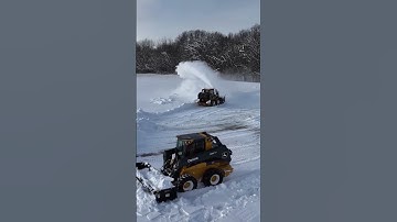 Winter Cleanup Crew | John Deere Skid Steers