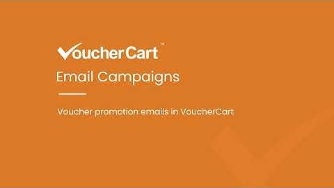 Email promotion of voucher offers in VoucherCart